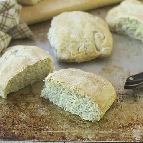 Sourdough Ciabatta Sandwich Rolls from Feed Your Soul Too