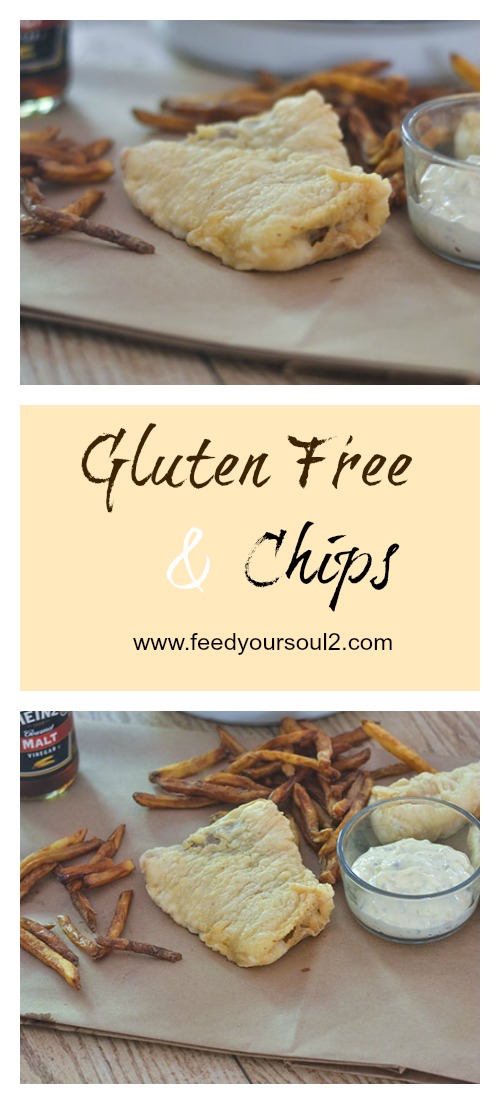 Gluten Free Fish & Chips from Feed Your Soul Too Gluten Free Fish & Chips #seafood #glutenfree #seafood #tempura | feedyoursoul2.com