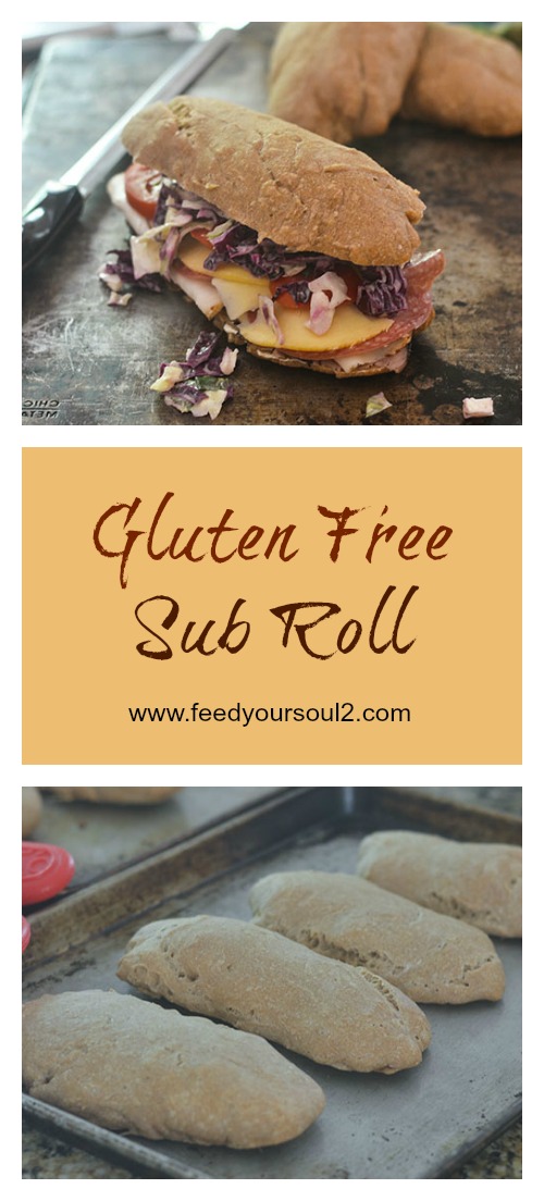 Gluten Free Sub Rolls from Feed Your Soul Too Gluten Free Sub Rolls #bread #glutenfree #roll #deli | feedyoursoul2.com