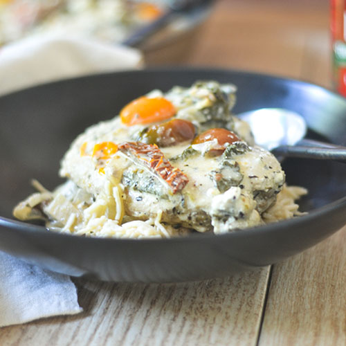 Creamy Sun Dried Tomato Tuscan Chicken from Feed Your Soul Too Creamy Sun Dried Tomato Tuscan Chicken from Feed Your Soul Too