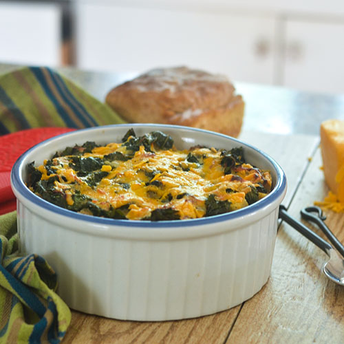 Gluten Free Kale & Cheddar Cheese Strata from Feed Your Soul Too Gluten Free Kale & Cheddar Cheese Strata from Feed Your Soul Too
