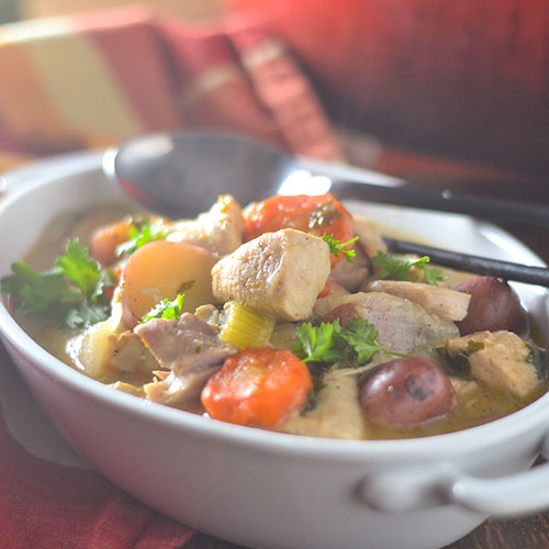 Gluten Free Chicken & Vegetable Stew from Feed Your Soul Too