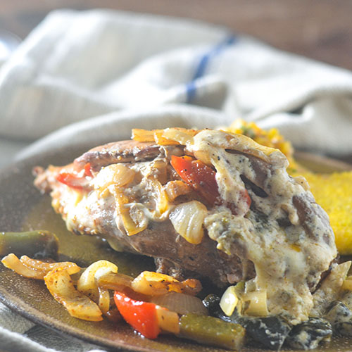 Stuffed Chicken Fajitas from Feed Your Soul Too