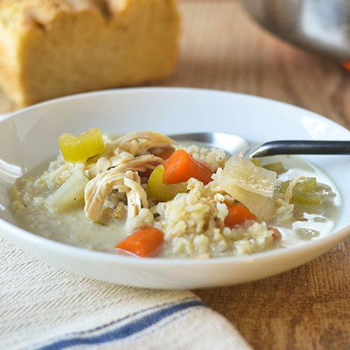 Chicken Vegetable Rice Soup - Feed Your Soul Too