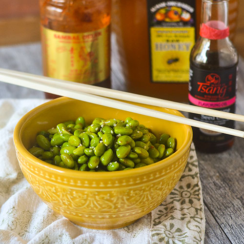 Gluten Free Asian Edamame from Feed Your Soul Too