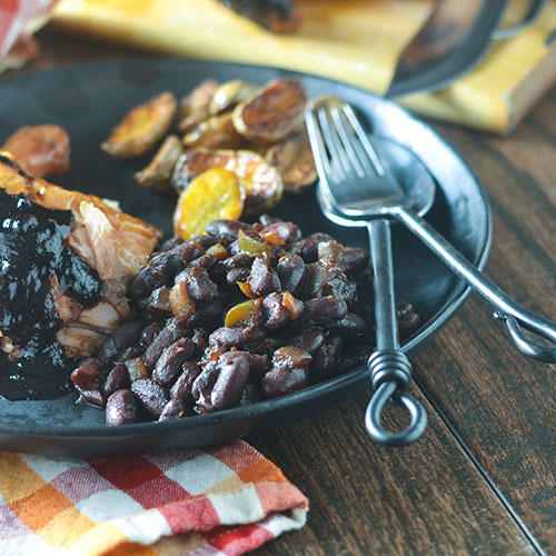 BBQ Smoked Baked Beans from Feed Your Soul Too BBQ Smoked Baked Beans from Feed Your Soul Too