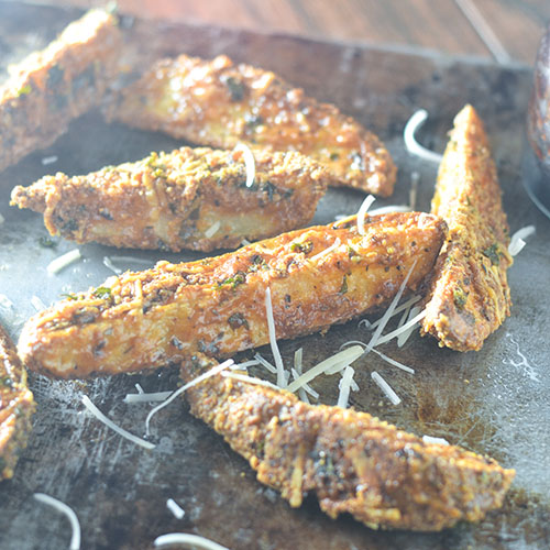 Baked Parmesan Potato Wedges from Feed Your Soul Too Baked Parmesan Potato Wedges from Feed Your Soul Too
