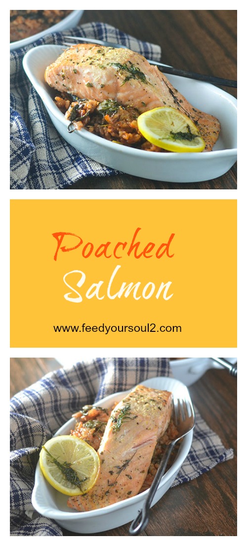Poached Salmon #salmon #Seafood #poaching | feedyoursoul2.com