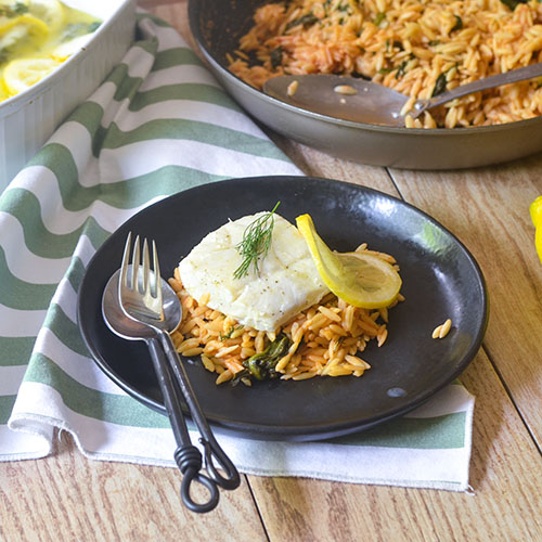 Baked Lemon Dill Cod from Feed Your Soul Too Baked Lemon Dill Cod from Feed Your Soul Too