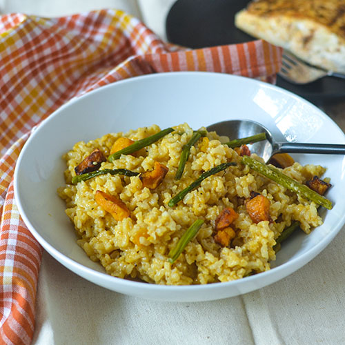 Butternut Squash Risotto from Feed Your Soul Too