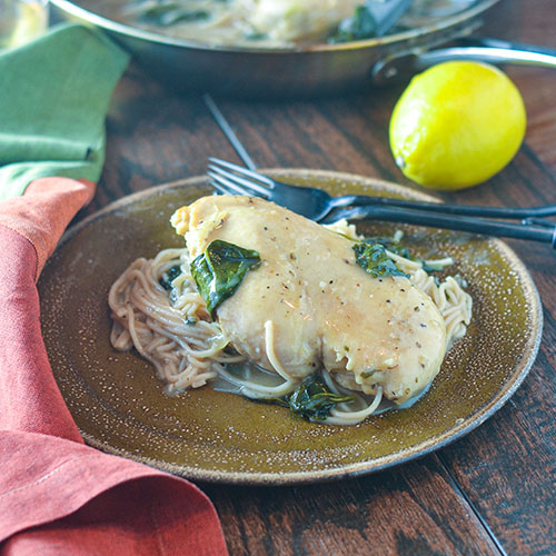 Lemon Chicken & Spinach from Feed Your Soul Too Lemon Chicken & Spinach from Feed Your Soul Too