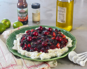 Honey Labneh with Berries