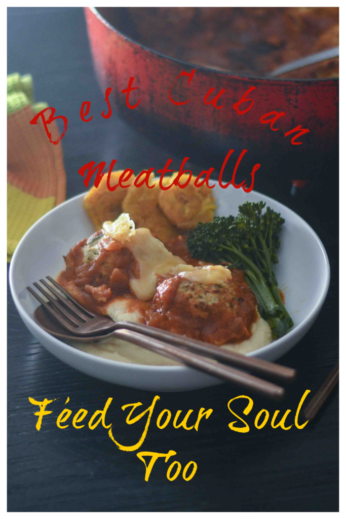 Best Cuban Meatballs #Cubanrecipe #glutenfree #meatballs | feedyoursoul2.com