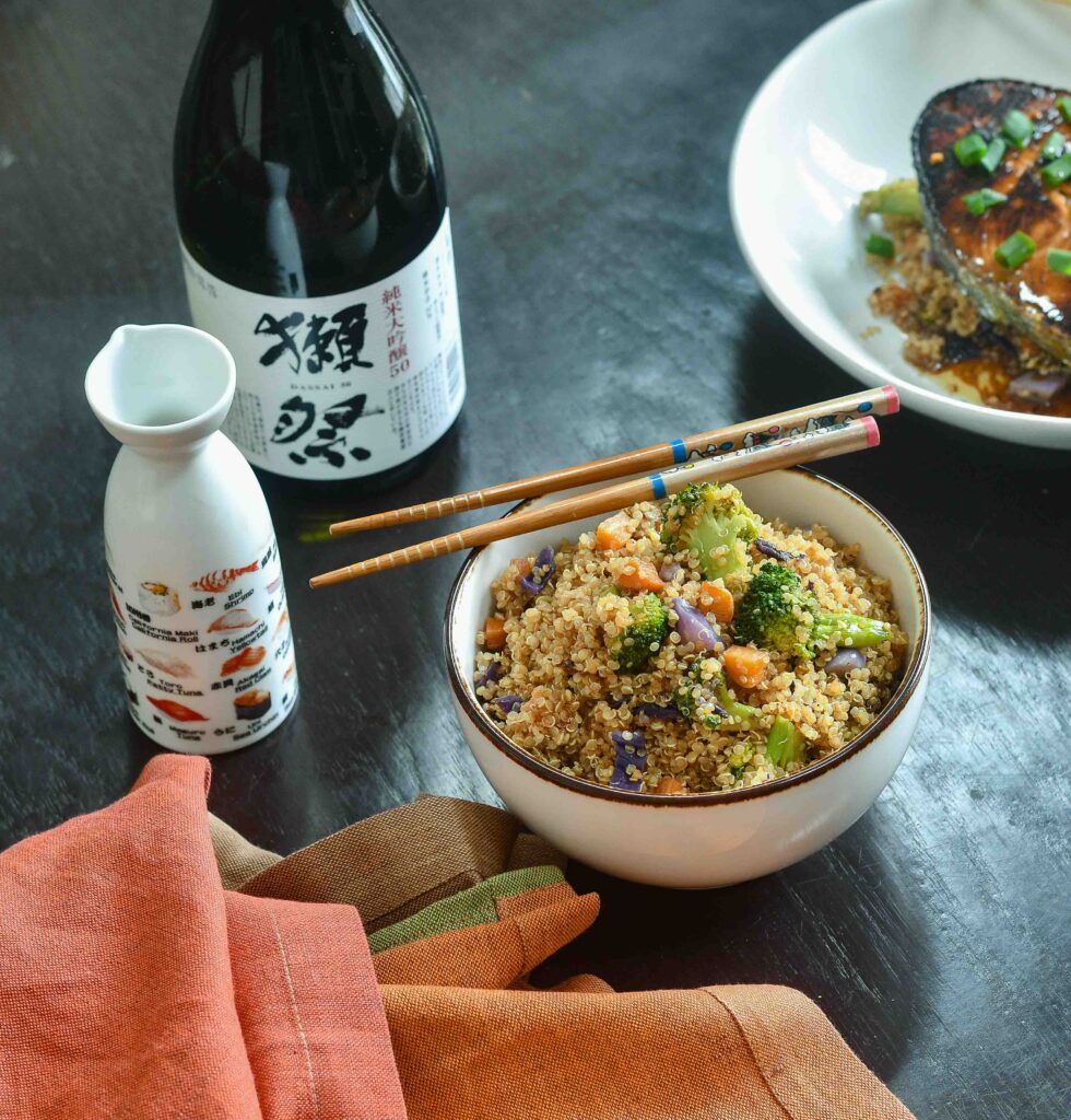 Couscous Fried Rice #vegan #glutenfree #Asianfood #thirtyminutemeal | feedyoursoul2.com
