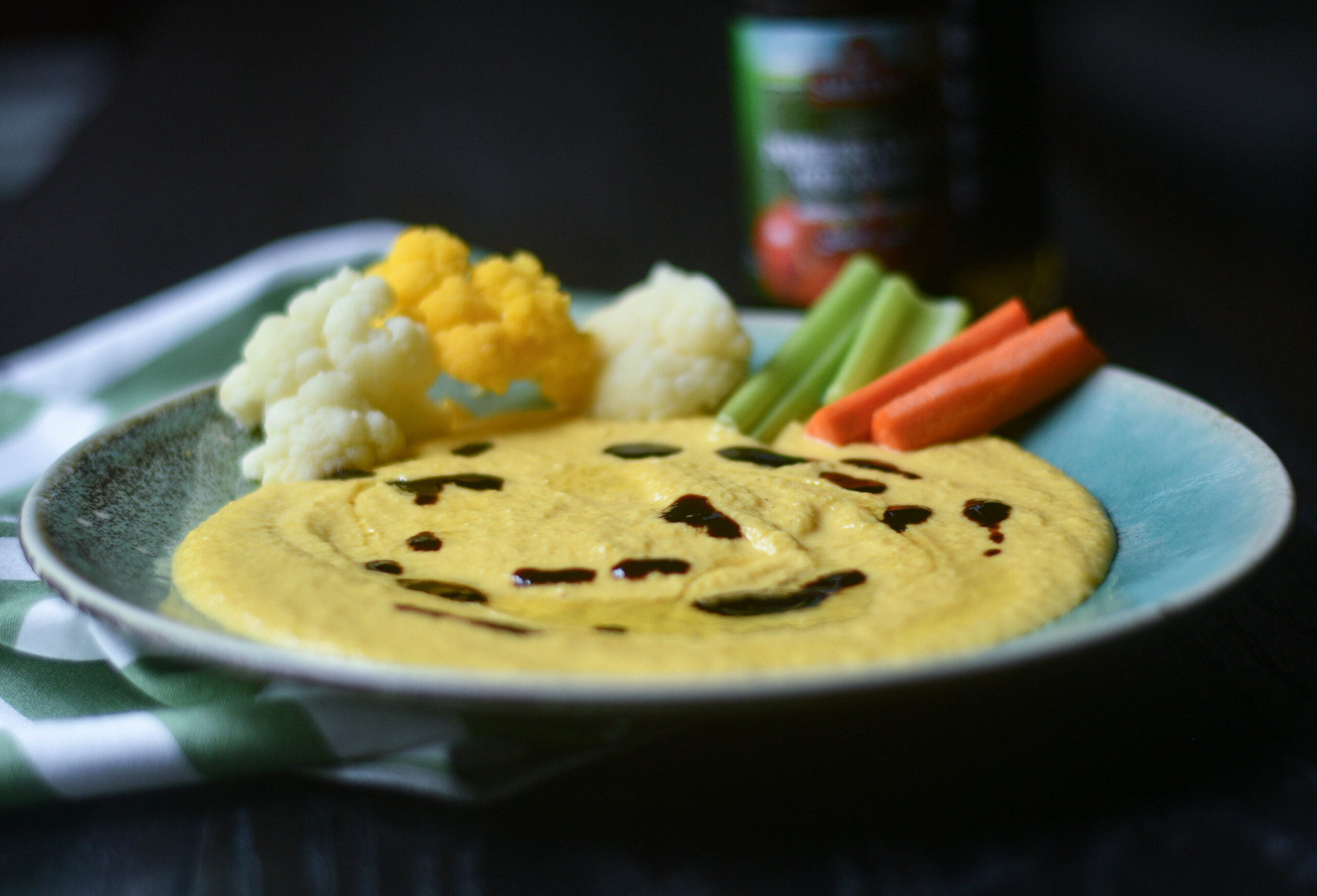 Yellow Pepper Dip with a twist
