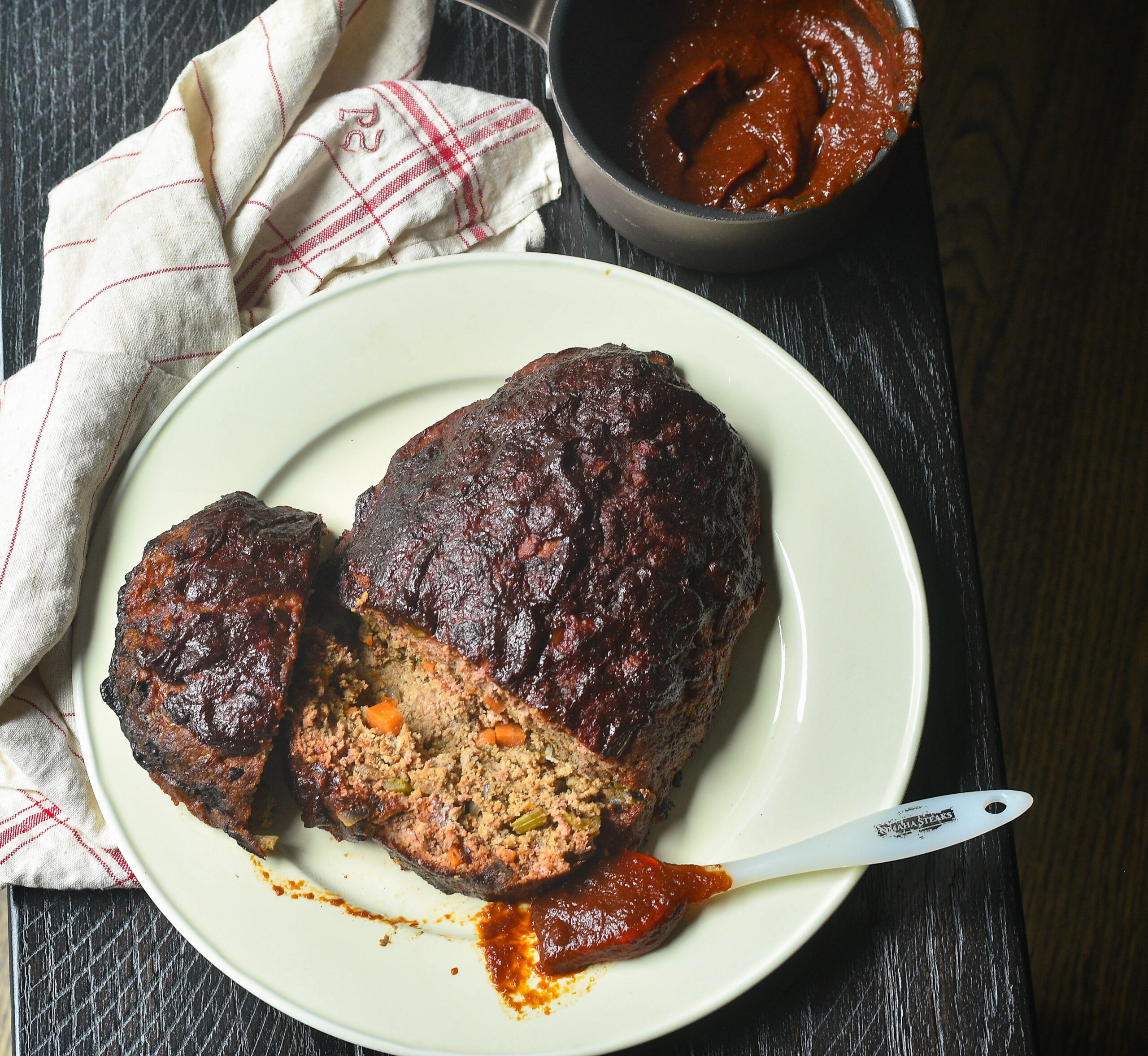 Korean Glazed Smoked Turkey Meatloaf