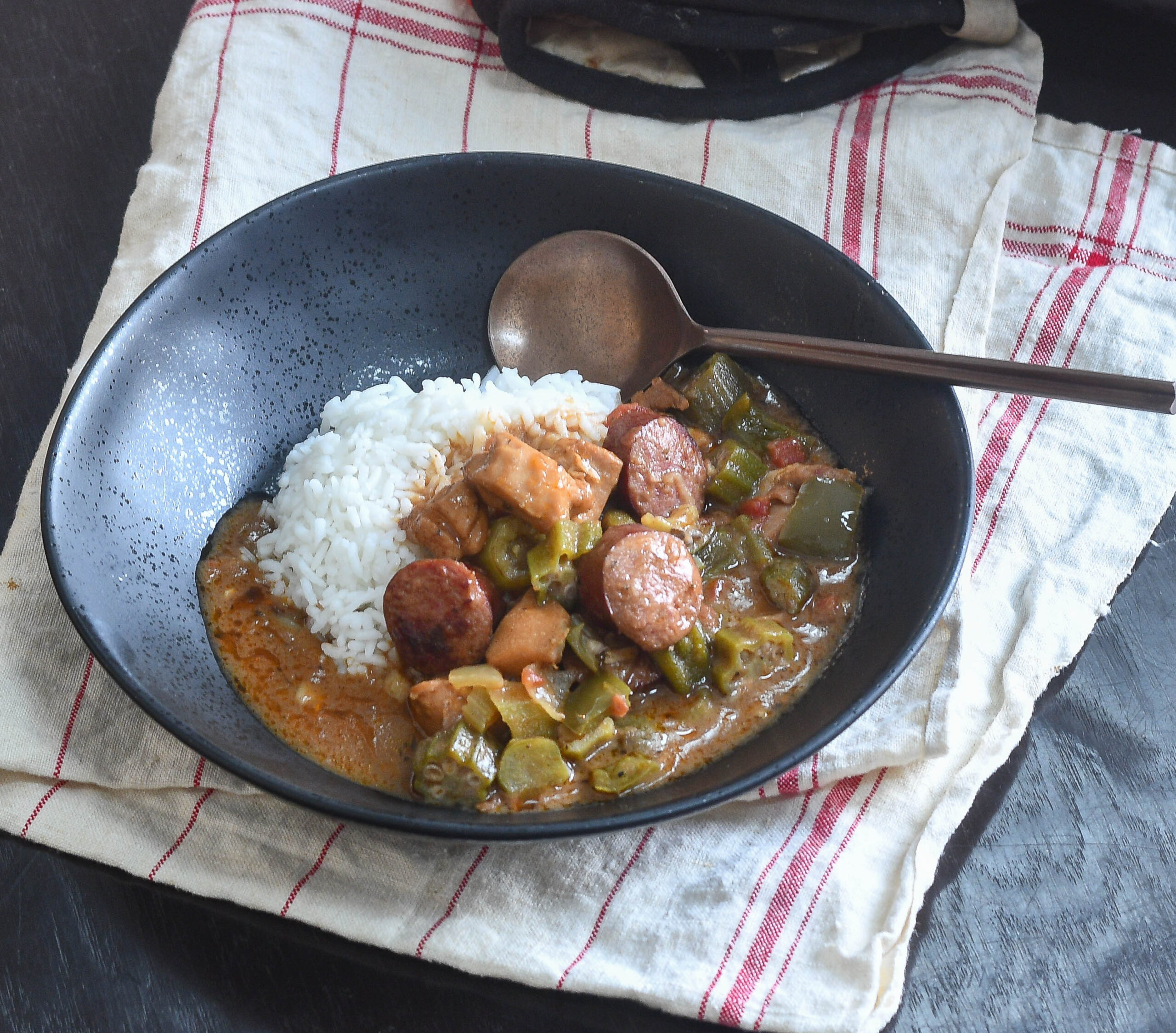 Louisiana Love Chicken and Smoked Beef Sausage Gumbo with Isaac Toups