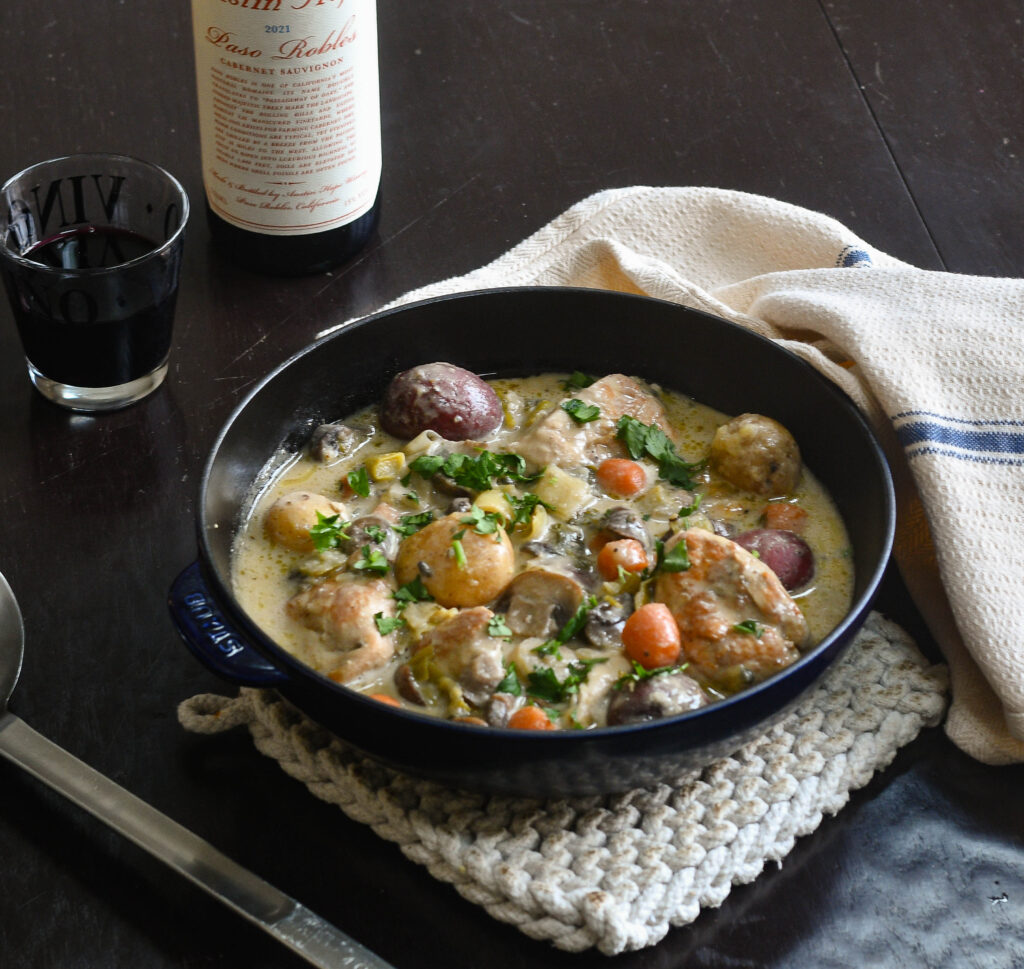 Hearty Chicken and Mushroom Stew