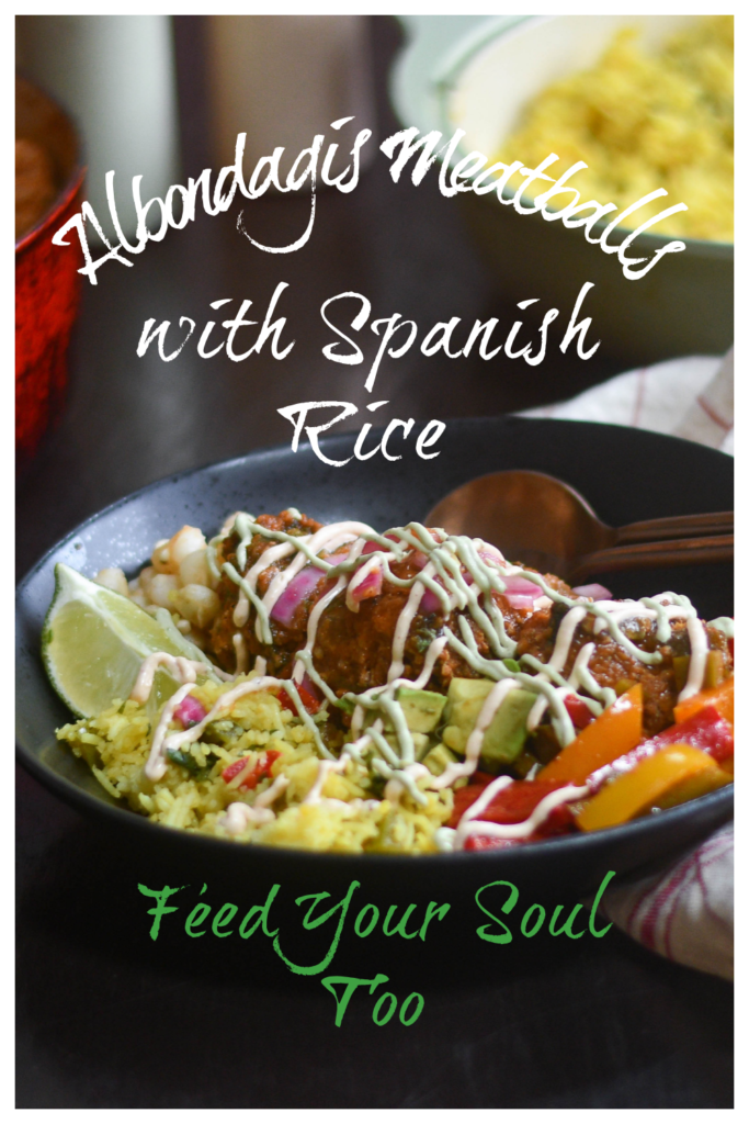 Savory Albóndigas Meatballs with Spanish Rice Meatballs | Spanish food | Gluten Free