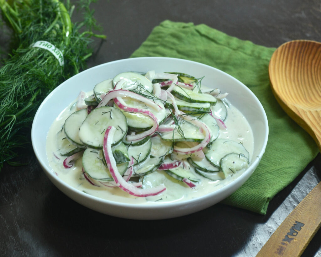 Easy and Healthy Cucumber Salad Glutenfree | Vegetable | Salad | Summersalad