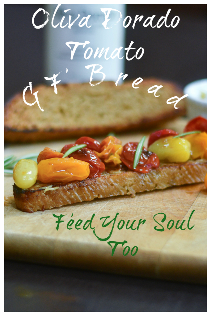 Gluten-Free Garlic, Tomato, and Rosemary Toast with Spanish Olive Oil   Glutenfree | appetizer | spanish | oliveoil