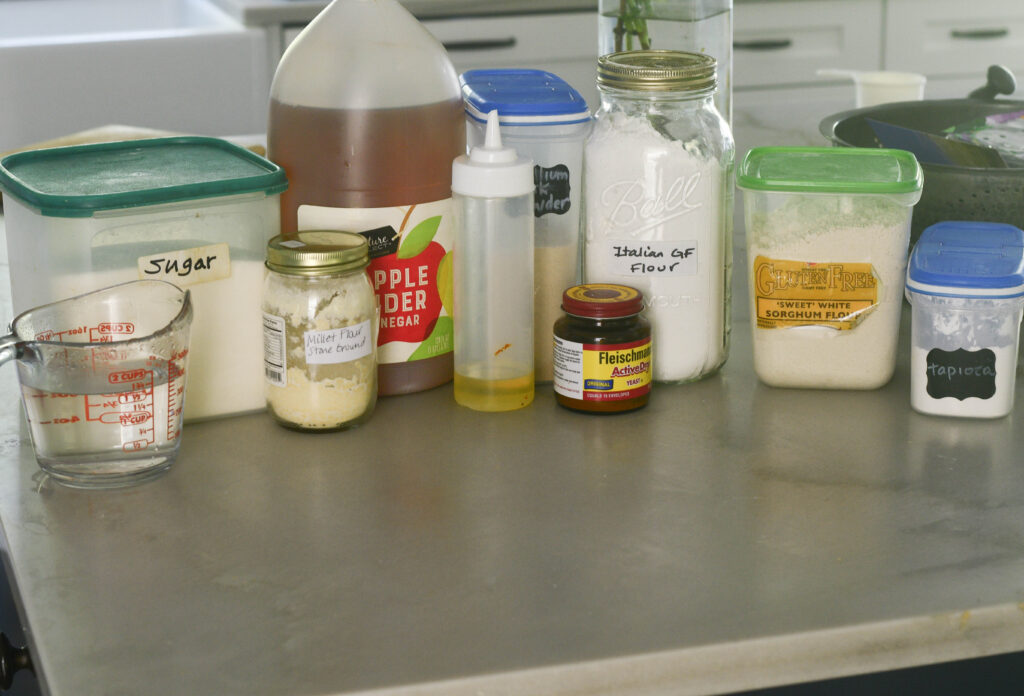 Pizza dough ingredients
