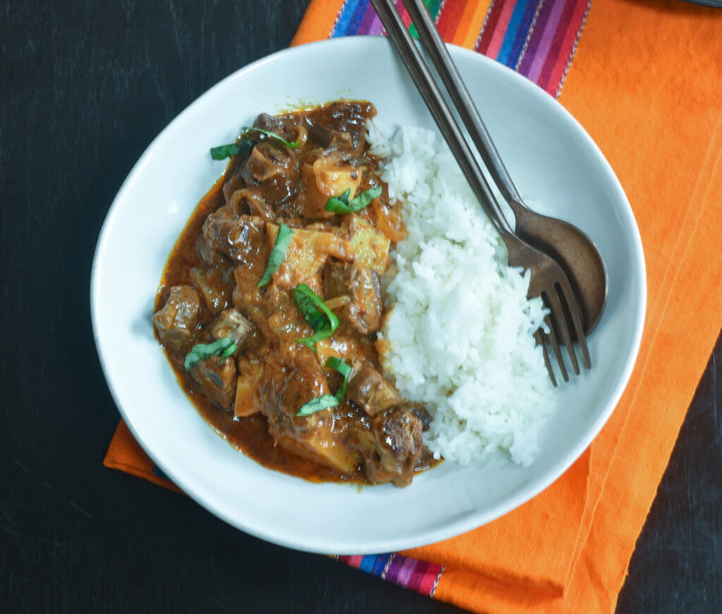 Beef Massaman Curry beef | glutenfree | thairecipe | pressurecooker