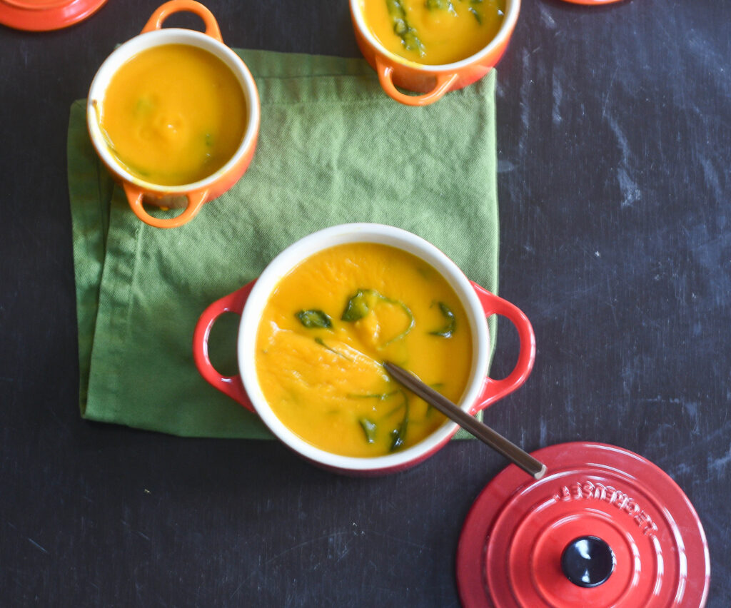 High Protein Sweet Potato Sausage & Spinach Soup sausage | glutenfree | souprecipe | high protein