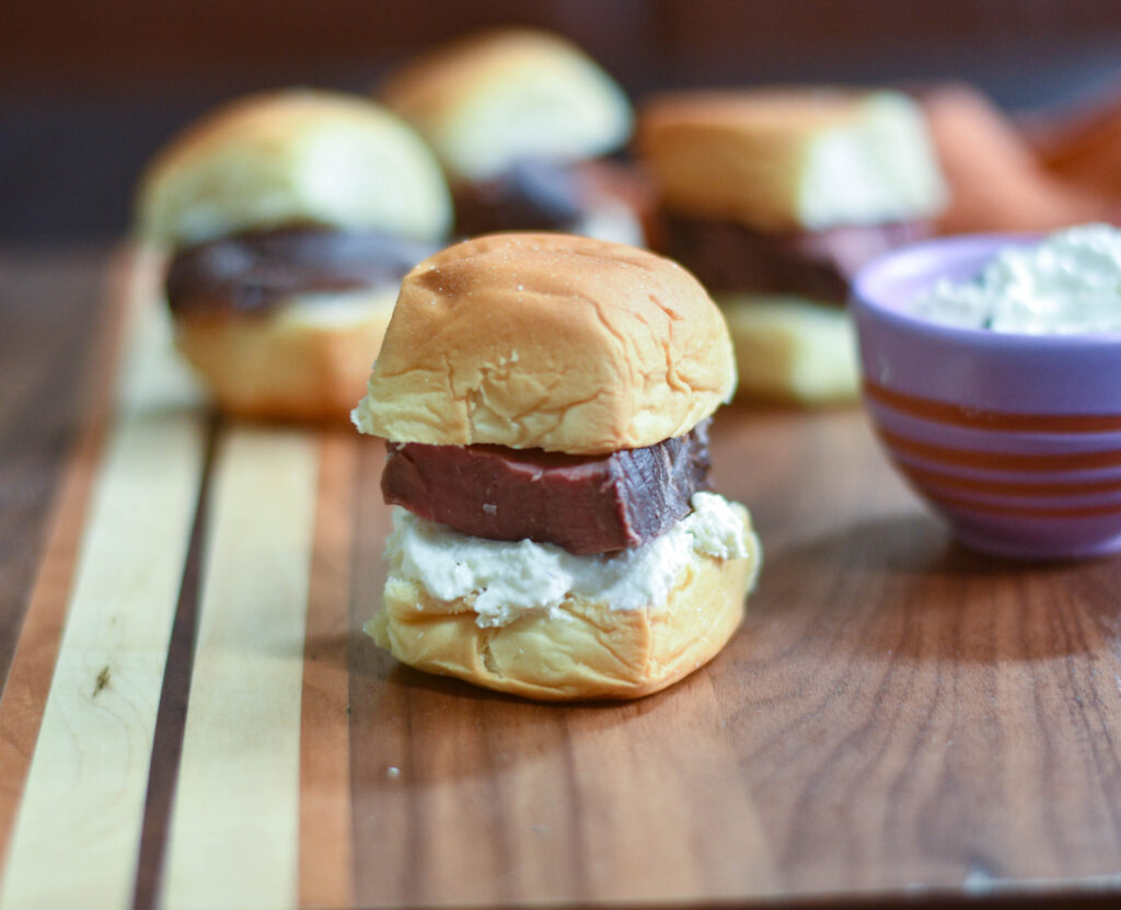 Tenderloin Sliders entertaining | sandwich | beefrecipe