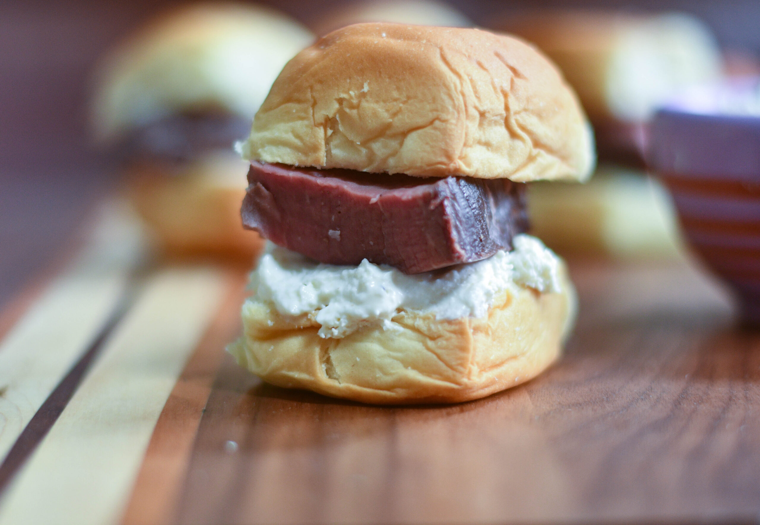Beef Tenderloin Sliders with Horseradish Chive Cream – A Delicious Use for Holiday Leftovers