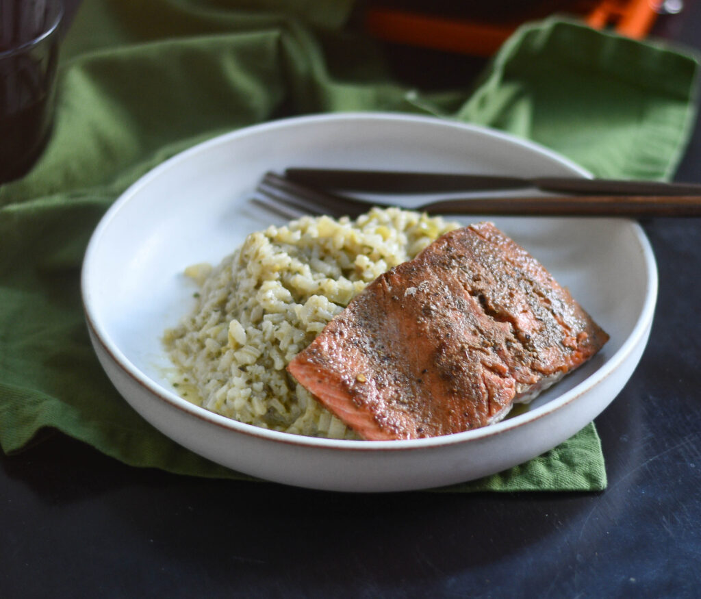 Creamy Pesto Risotto Recipe risotto | glutenfree | pesto