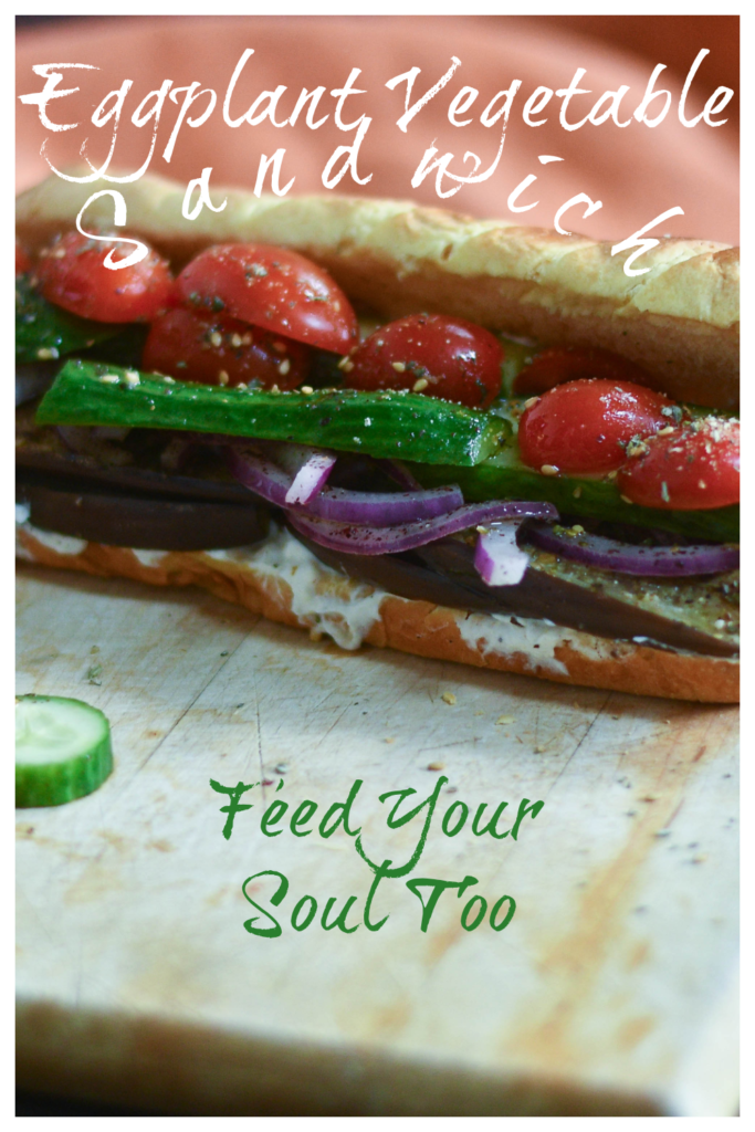Healthy Mediterranean Veggie Sandwich with Ricotta Spread