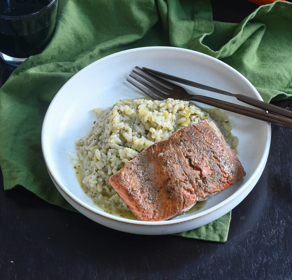 Creamy Pesto Risotto Recipe risotto | glutenfree | pesto