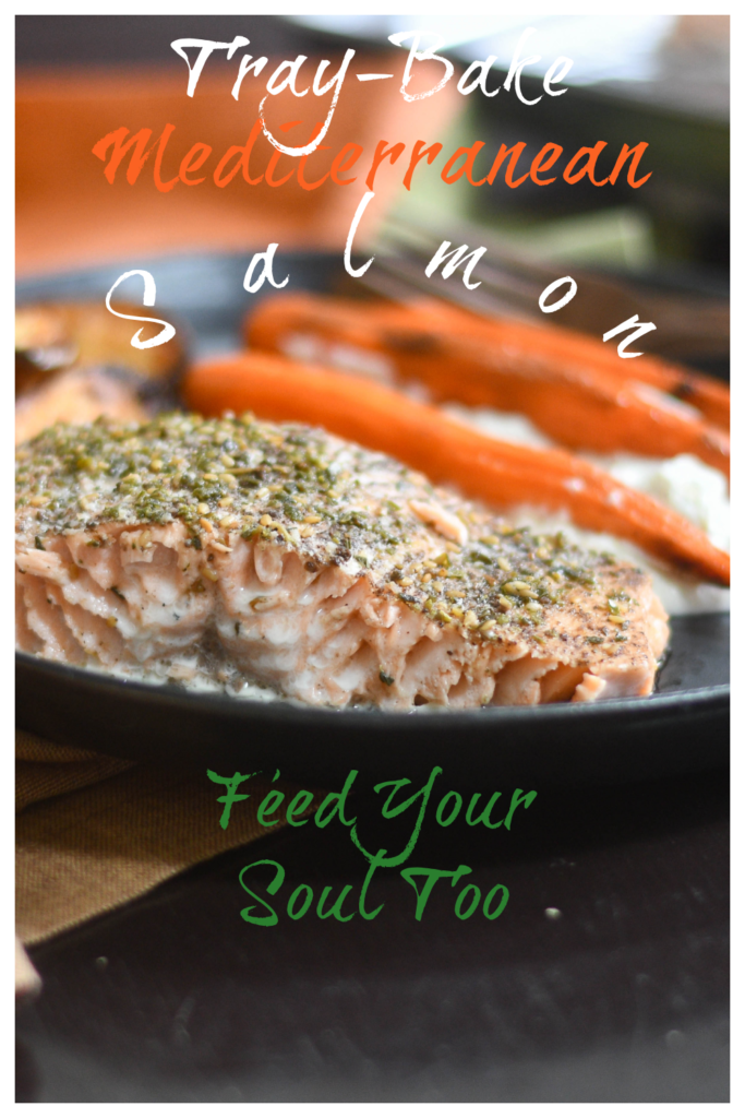 Tray-Bake Mediterranean Salmon salmon | glutenfree | traybake