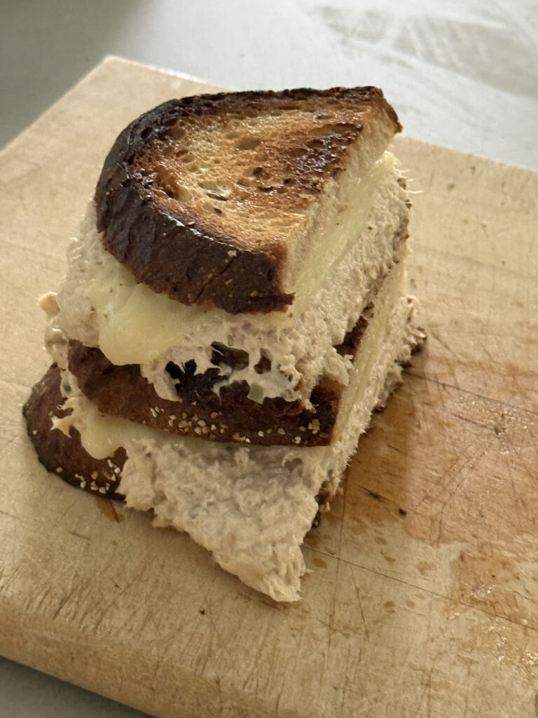The ultimate crispy tuna melt