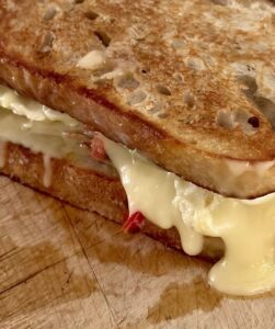 Turkey and Brie Melt on Sourdough